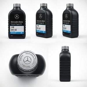 Super Descuento Mercedes Benz 0W40 Aceite de motor Lubricante de alto rendimiento sintético completo para motores turboalimentados modernos - Product Image 3