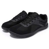 Zapatos de punta ancha para hombre, ligeros, de malla, con suela ergonómica, para caminar descalzo, para viajes, uso diario, informales, para mujer