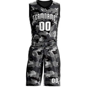 Short en jersey sublimé d'uniforme de basket-ball personnalisé tissu durable en maille respirante adapté aux jeux et matchs professionnels - Product Image 1