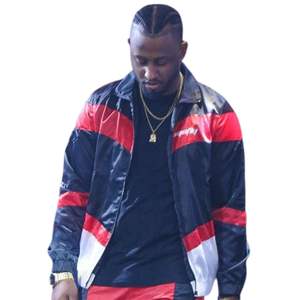 <b>Womens</b> Red Black Color Block Windbreaker Jacket <b>Lightweight</b> Nylon Streetwear Zip Up Fashion Outerwear - Product Image 6