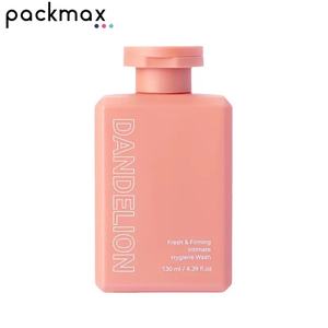 Flacon en plastique classique HDPE écologique de 130 ml pour nettoyant visage et lotion, bouchon à vis 24/410, sérigraphie, moulage en pulpe - Product Image 4