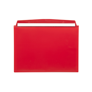Portadocumenti autoadesivo, DIN A5 orizzontale, Rosso, 10 pz. / Confezione.- SDSK/5110-01 - Product Image 1