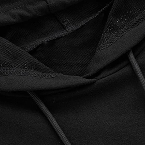 Vente en gros Pull-over court en polaire éponge française pour femmes Sweat-shirt surdimensionné décontracté personnalisé pour l'hiver - Product Image 3