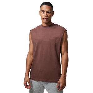 เสื้อกล้ามฟิตเนสสำหรับผู้ชายเสื้อผ้าออกกำลังกายผ้าฝ้ายแบบยั่งยืนเสื้อยิมไซส์ใหญ่พิเศษออกแบบได้ตามต้องการ - Product Image 1