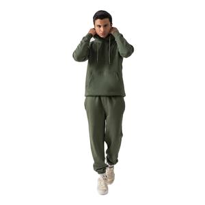 2025 nouvelle mode hommes couleur unie à capuche Logo personnalisé sweat à capuche polaire pour la salle de sport quotidienne vêtements de plein air utiliser OEM/ODM disponible - Product Image 1