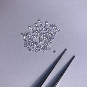 พลอยบุษราคัมสีขาวธรรมชาติขนาด2.25มม. อัญมณีเจียระไนแบบหลวมๆแบบ DIY ผู้ผลิตในราคาโรงงานจากอินเดีย - Product Image 1