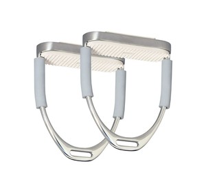 Étriers d'équitation en aluminium pour sauter, poignée de sécurité réglable et légère, durable, OEM d'usine équestre, nouvel arrivage - Product Image 1