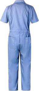 Overol de Trabajo Unisex Antiestático de Algodón de Manga Corta para Mecánicos, Traje de Trabajo Transpirable de Verano, Antiarrugas y de Secado Rápido - Product Image 5