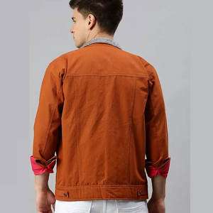 Chaqueta Vaquera de Invierno al por Mayor, con Capucha, Transpirable, Deslavada, de Algodón Premium, con Botones, Corte Ajustado, Etiqueta Personalizada - Product Image 3