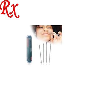 Renix International May 2025 Kit d'outils pour éliminer l'acné en acier inoxydable avec fonction de sécurité à pointe tranchante - Product Image 1