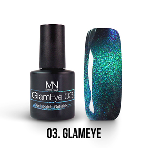 UV LED Gel Polish Color-Fabriqué en EU-CPNP-Bleu-GlamEye Gel Polish 03 - 6ml - Mystic Nails - Product Image 1