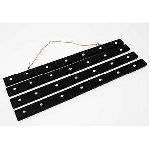 Bandes magnétiques en plastique noir pour affiches, paire de 100 cm de long pour affichage - Product Image 5