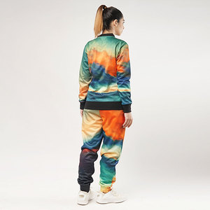 Último chándal de jogging de mujer con logotipo personalizado, ropa informal de invierno de manga larga, tejido de punto sublimado de Color sólido, últimos diseños - Product Image 3