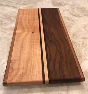 Tabla de Cortar y Bandeja para Servir de Madera, Duradera, Forma Rectangular, 12 mm de Grosor, Apta para Lavavajillas - Product Image 1