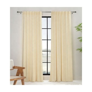 บทคัดย่อ Chenille พิมพ์ผ้าม่าน Jacquard สําหรับห้องนั่งเล่นห้องนอนหรูหรา Retro หน้าต่างกันแสงฉากกั้นที่กําหนดเอง Cortinas