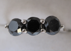<b>Black</b> Diamond <b>Ring</b> - Product Image 1