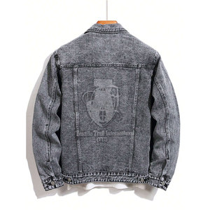 Veste en jean pour homme, matière de haute qualité, prix de gros, veste en jean tendance pour homme - Product Image 2