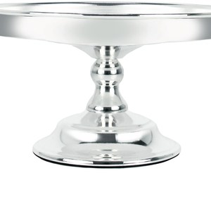 Support à gâteau en métal en acier inoxydable Vaisselle en métal de grande taille Vaisselle pour mariage et événement Support à dessert de l'Inde - Product Image 5