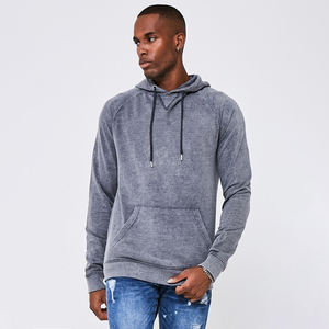 2025 Sudadera con capucha personalizada con lavado ácido de gran tamaño del fabricante 100% algodón pesado de alta calidad teñido liso para ropa de invierno para hombre - Product Image 1