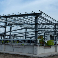 Maison préfabriquée en structure acier, kit de maison modulaire, bâtiment moderne portable, économie d'énergie, design personnalisé