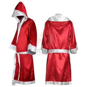 <b>Womens</b> Champion <b>Boxer</b> Costume Adult Hooded Robe with Matching Vest Shorts Knockout Halloween Cosplay Outfit - Product Image 3