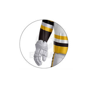 Tenues de hockey sur glace confortables, avec patchs personnalisés, tissu 100 % polyester, antibactérien, séchage rapide, respirant et durable - Product Image 5