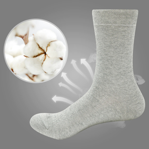 High Quality Men's Deodorant Breathable Combed Cotton <b>Black</b> Crew Dress <b>Socks</b> Work <b>Socks</b> by NEEDS OUTDOOR - Product Image 6