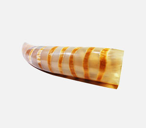 Auténtico Cuerno Vikingo Hecho a Mano con Tono de Miel Natural, con Relieves Decorativos Tallados a Mano, Estilo Nórdico Tradicional - Product Image 4