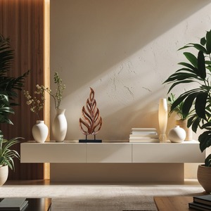 Sculpture de feuille en bois de qualité supérieure, objet d'art pour table, ajoute une élégance naturelle à toute pièce, fabriqué à la main en Inde - Product Image 5