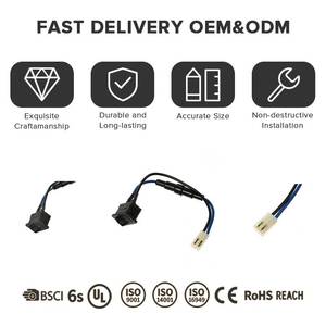 Harnais de câblage professionnel pour Ethernet industriel et contrôle de l'alimentation, câble M12 et interrupteur marche/arrêt pour caméra de vidéosurveillance et systèmes JCB - Product Image 4