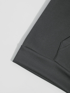 Conjunto Deportivo Personalizado Unisex de Invierno con Capucha, 2 Piezas, Cortavientos, Liso, 100% Algodón, Corte Regular para Hombre - Product Image 3