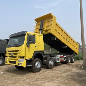 <span class=keywords><strong>Segunda</strong></span> <span class=keywords><strong>mano</strong></span> 375HP 12 ruedas 8x4 Howo pesado usado camión volquete para la <span class=keywords><strong>venta</strong></span> - Product Image 1