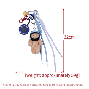 <span class=keywords><strong>2025</strong></span> Dễ thương Gấu Thiết kế handmade quyến rũ cho túi Mũ bảo hiểm Túi Mặt dây chuyền Keychain vài món quà dây giày dây ba lô treo thiết kế - Product Image 3
