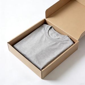 Custom Printed Kraft Cardboard Mailer <b>Box</b>, Heavy Duty Garment Shipping <b>Box</b> for Dress, Jacket, Hoodie Packaging <b>Hat</b> Packaging <b>box</b> - Product Image 1