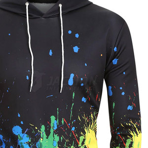 Sudaderas con capucha de sublimación básicas al mejor precio para hombres recién llegados sudaderas con capucha de sublimación básicas de poliéster hechas a medida para hombres - Product Image 4