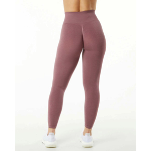 Pantalons fuselés sans couture pour femmes avec un mélange de cinquante et un polyamide, trente-huit polyester, onze élasthanne, dotés d'une taille haute - Product Image 4