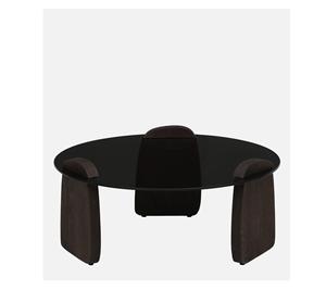 Nouvelle table basse moderne avec dessus en verre, design élégant et durable pour le salon, le bureau ou le salon - Product Image 2