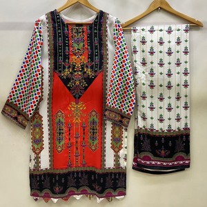 Best New Designs Ladies embroidered Stylish <b>Viscos</b> Kurtis on Wholesale Prices \ Kurtis for women in India - Product Image 2