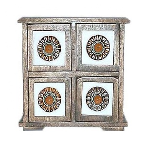 Joyero de madera de alta calidad, embalaje de lujo de primera calidad para Mini Cofre del Tesoro para decoración del hogar - Product Image 3