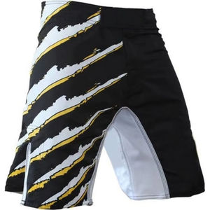 Pantalones cortos MMA transpirables de secado rápido de alta calidad para hombres y mujeres Fabricante Mayorista de cintura media para sublimación de lucha - Product Image 4