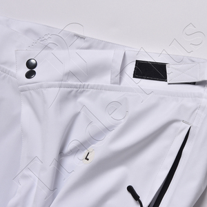 Pantalones de Nieve Impermeables Blancos Premium con Cintura Ajustable, Bolsillos con Cremallera, Forro Cálido y Diseño Aislado Holgado - Product Image 4