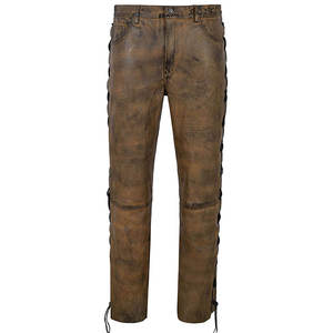 Pantalones de cuero de bolsillo clásicos para hombre, pantalones de cuero, varios colores, Buena Fabricación, producto nuevo, gran oferta, precio bajo - Product Image 1