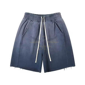 2025 vente directe d'usine hommes lavage à l'acide Shorts Logo personnalisé solide lavage à l'acide Shorts à prix raisonnable - Product Image 6