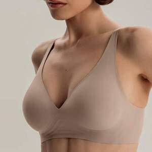 Soutien-gorge de maintien sans fil personnalisé avec bretelles réglables pour femmes corpulentes, soutien-gorge de mise en forme, impression numérique pour adultes - Product Image 4