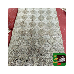 Alfombra de suelo de algas marinas hecha a mano, duradera, ideal para uso diario, Alfombra tejida para sala de estar interior y exterior con estética natural - Product Image 4