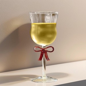 แก้วไวน์ที่มีสไตล์แก้วไวน์แก้วไวน์ที่มีก้านสีคริสตัลออกแบบโบว์สำหรับโรงแรมและบาร์ - Product Image 6