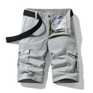Summer Hot Selling Solid Color Casual Classic Silm <b>Fit</b> Cargo <b>Shorts</b> Pants <b>Men</b> Cotton <b>Slim</b> Casual Cargo <b>Shorts</b> - Product Image 6