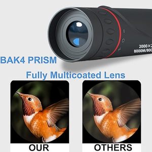 Kính viễn vọng một mắt nhỏ gọn và di động 8x hoạt động cắm trại ngoài trời độ nét cao kính viễn vọng đường dài - Product Image 3