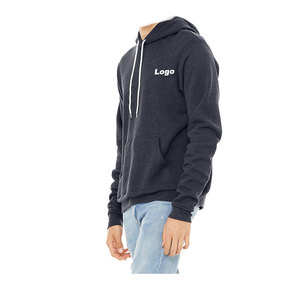 Haute qualité 100% coton polaire pull à capuche hommes surdimensionné à capuche basiques coton mélangé Logo personnalisable Technique lavée - Product Image 2