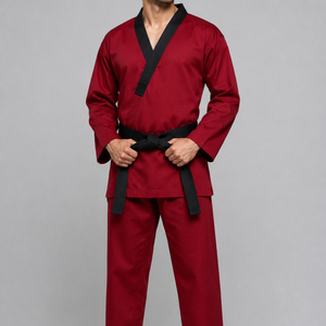 Premium Martial Arts Taekwondo Uniform with Flexible Movement Design for Practice and Competitive Training Taekwondo Uniform - Product Image 1
